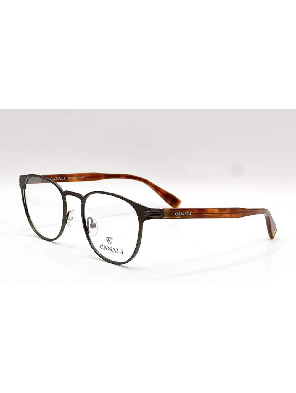 NEW CANALI CO303 C02 MATTE BROWN AUTHENTIC EYEGLASSES 50-20